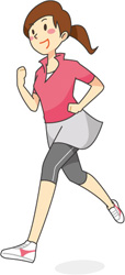 健康的な女性の画像